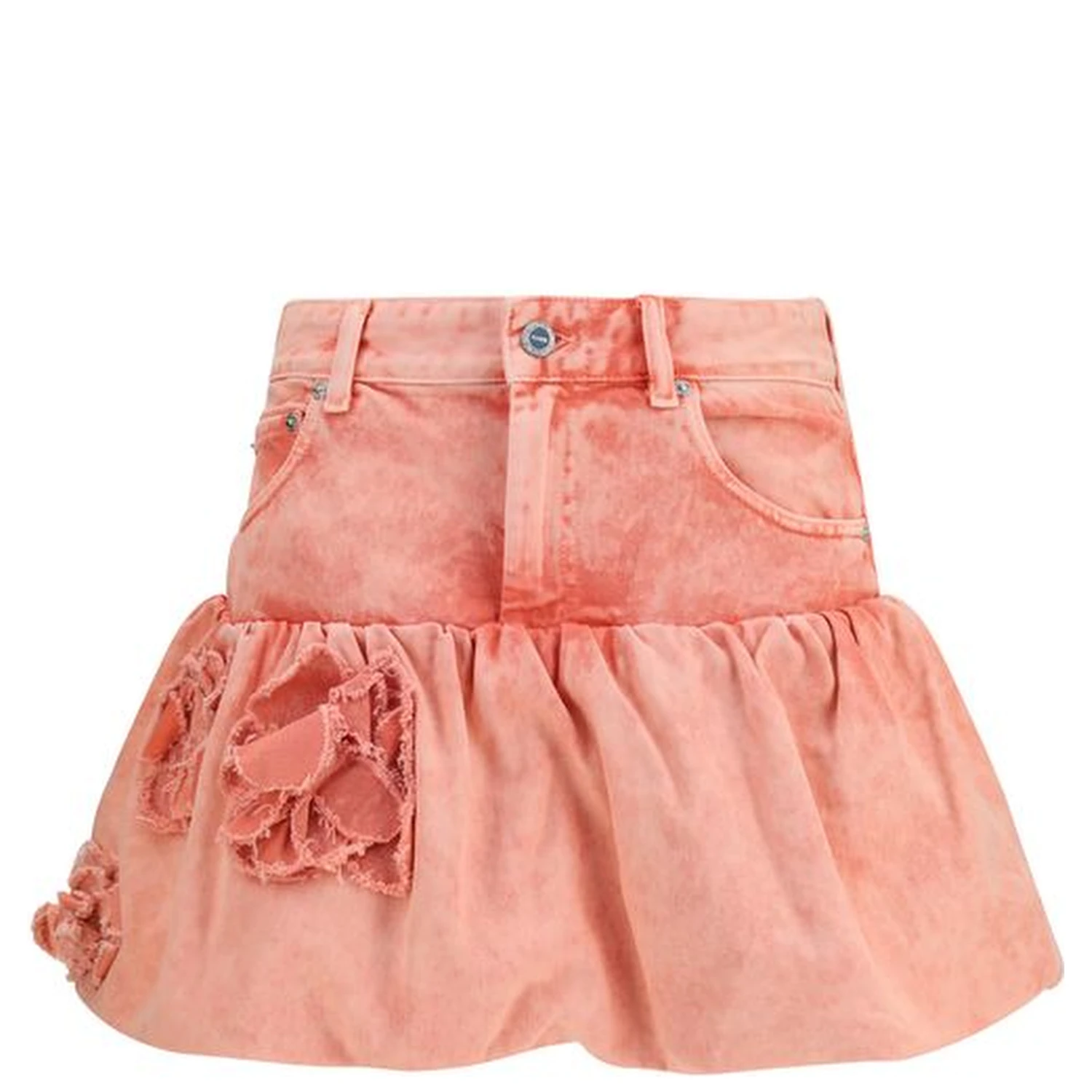 Multicolor Cotton Mini Skirt
