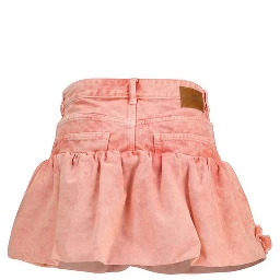 Multicolor Cotton Mini Skirt