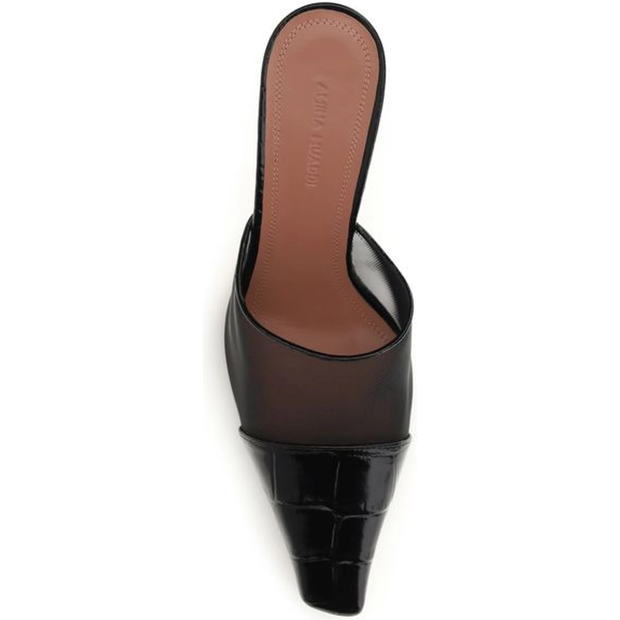Black Calf Leather Bos Taurus Mules