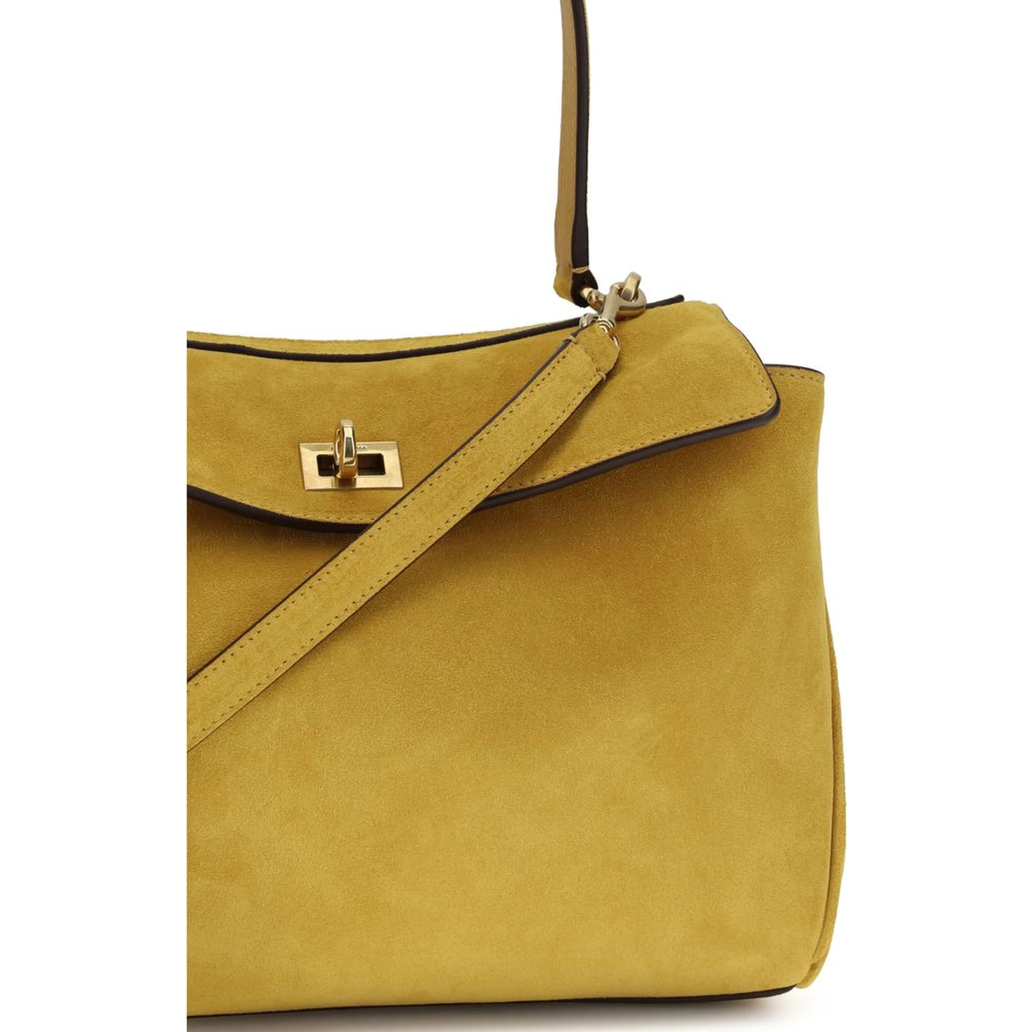 Beige Calf Leather Bos Taurus Shoulder Bag