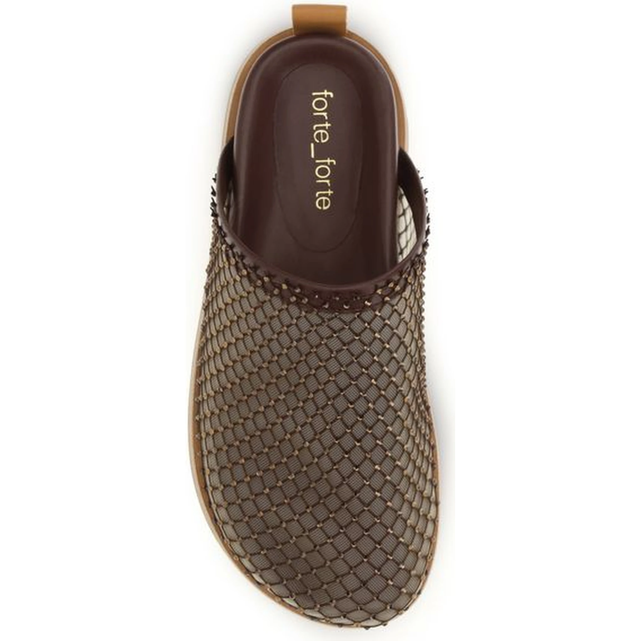 Brown Calf Leather Bos Taurus Mules
