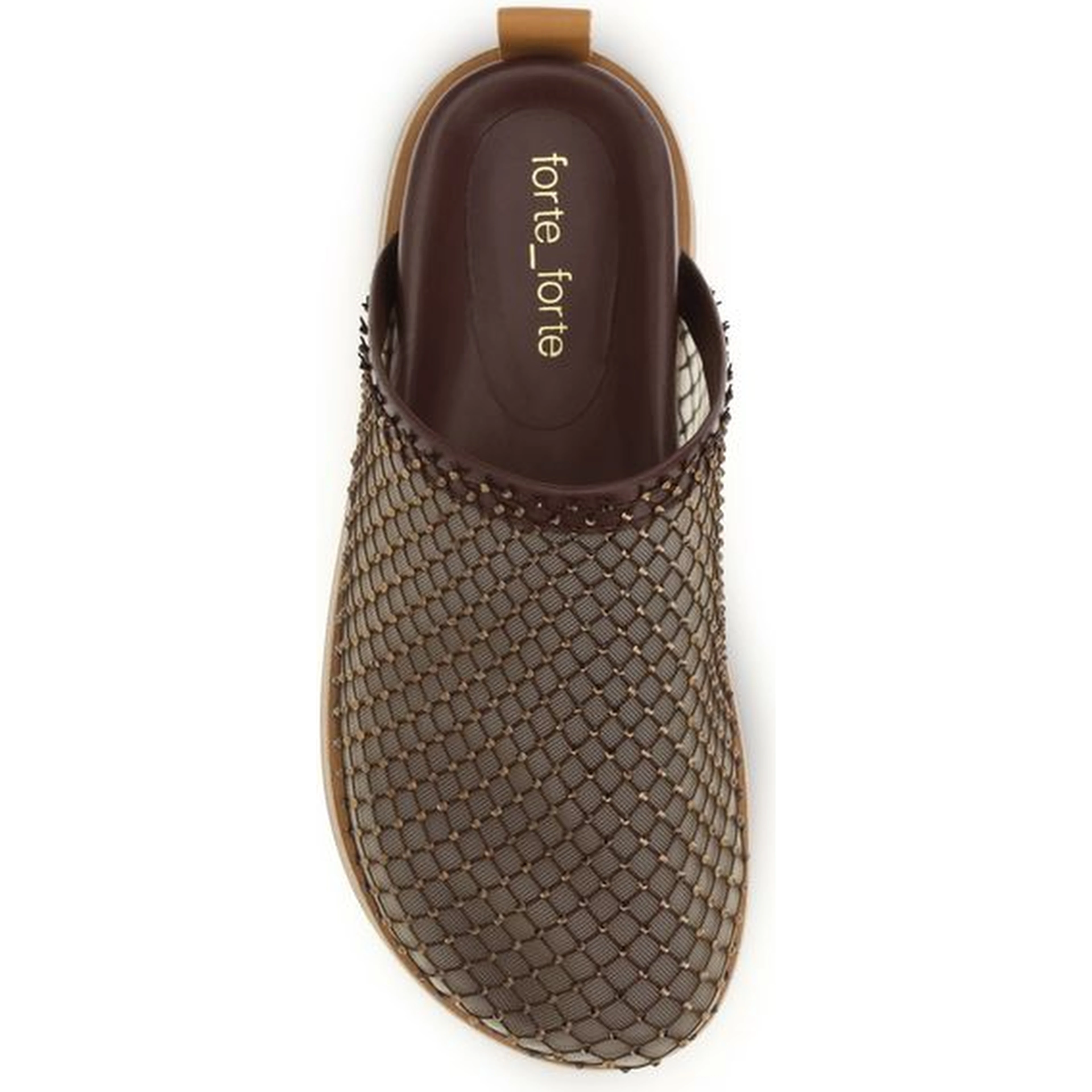 Brown Calf Leather Bos Taurus Mules