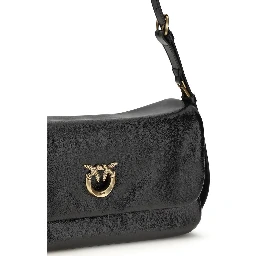 Black Calf Leather Bos Taurus Shoulder Bag