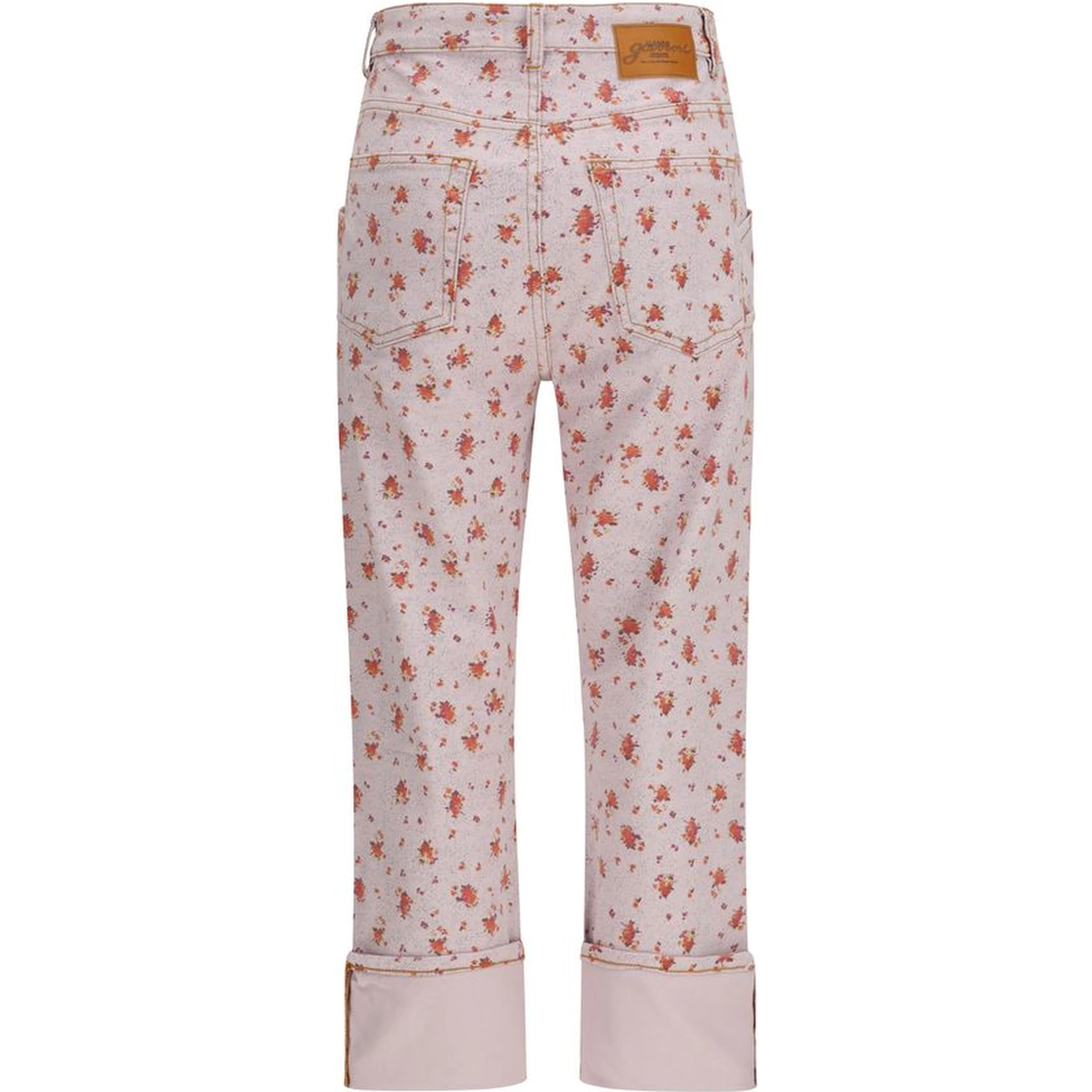 Multicolor Cotton Casual Pants