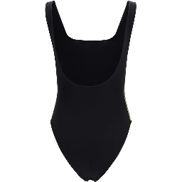 Black Polyamide One-Piece Swimsuit