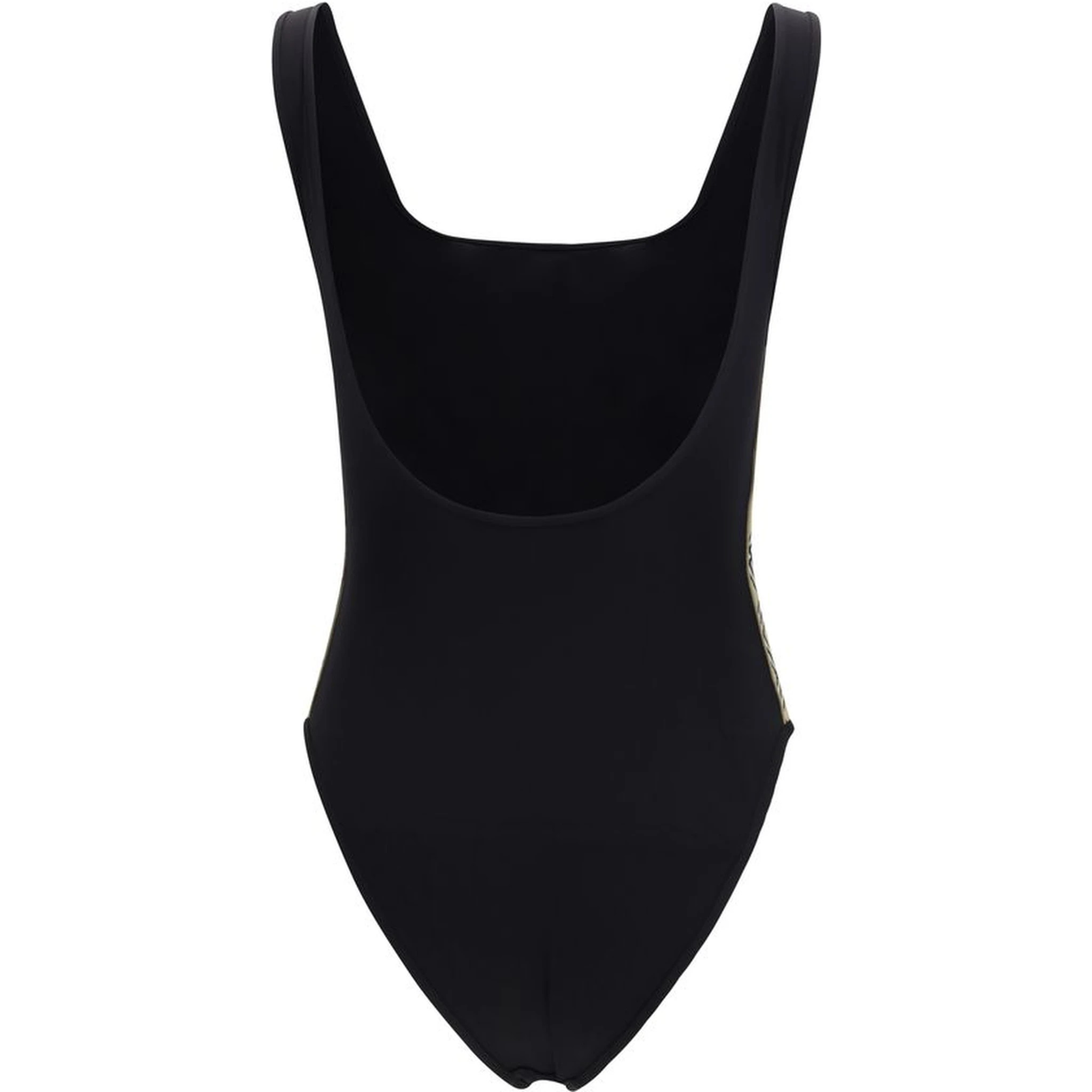Black Polyamide One-Piece Swimsuit