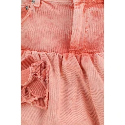 Multicolor Cotton Mini Skirt