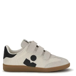 Beige Calf Leather Bos Taurus Low Top Sneakers