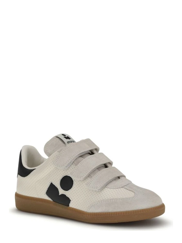 Beige Calf Leather Bos Taurus Low Top Sneakers alternative