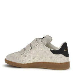 Beige Calf Leather Bos Taurus Low Top Sneakers