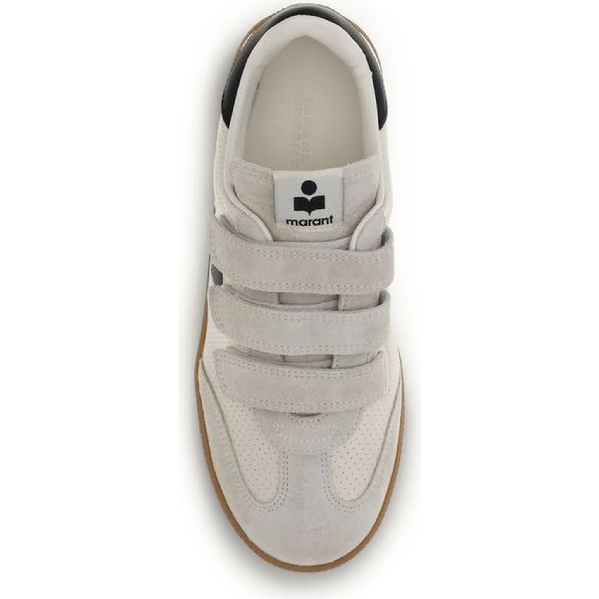 Beige Calf Leather Bos Taurus Low Top Sneakers