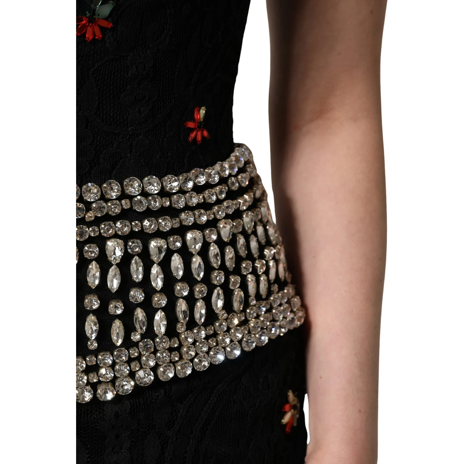 Black Sequin Embellished Sheath Mini Dress