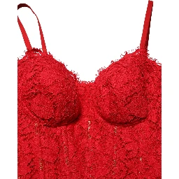 Red Corset Lace Bodice Draped Long Gown Dress