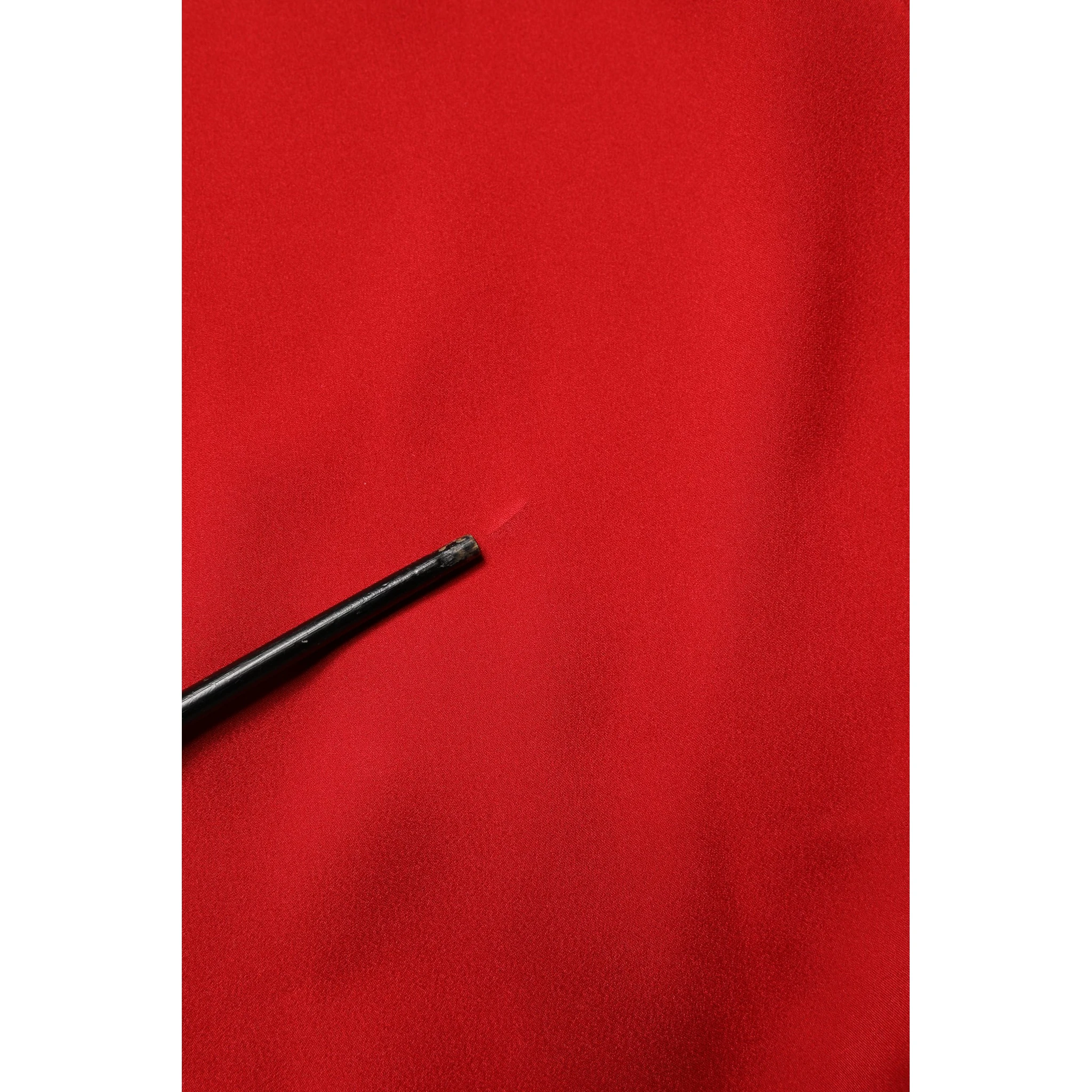 Red Corset Lace Bodice Draped Long Gown Dress