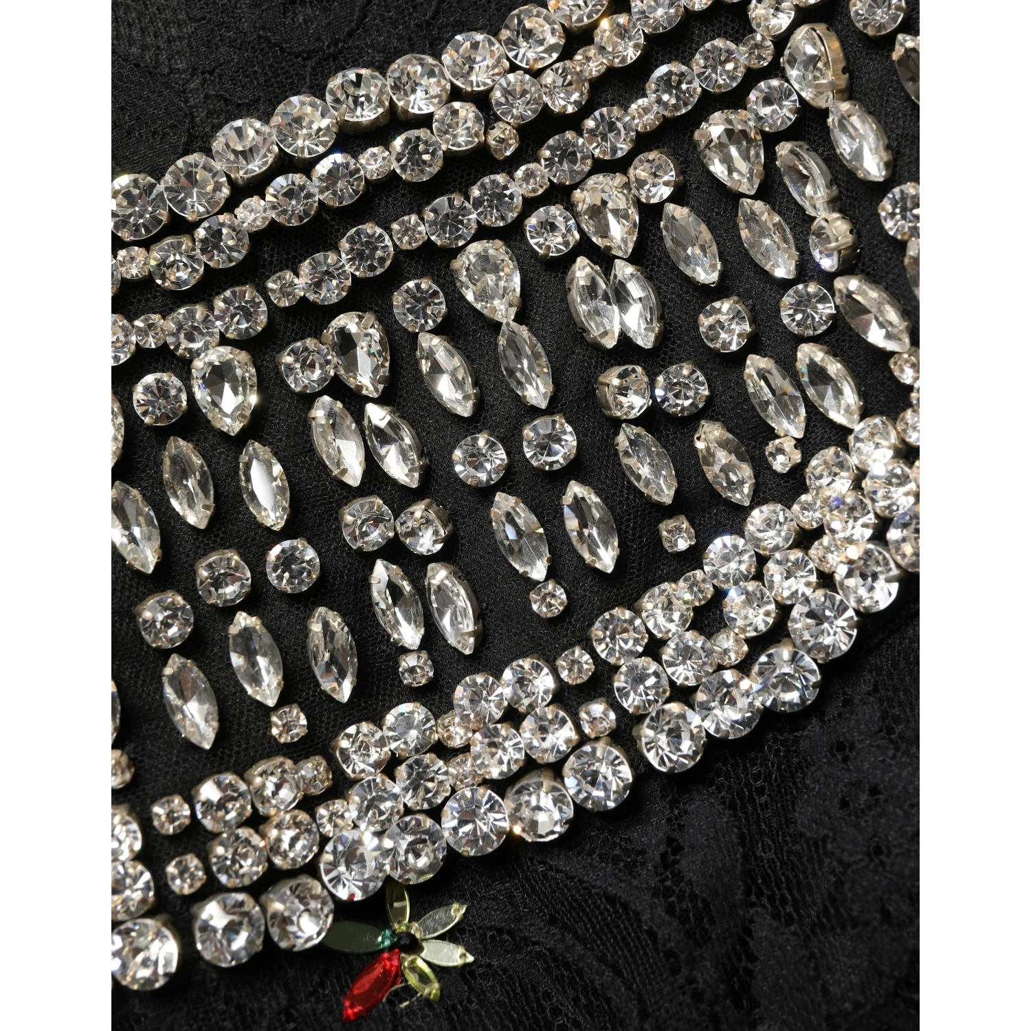 Black Sequin Embellished Sheath Mini Dress