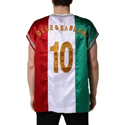 Multicolor Italian DG Logo Crew Neck T-shirt
