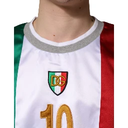 Multicolor Italian DG Logo Crew Neck T-shirt