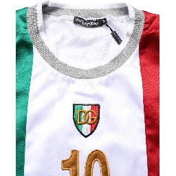 Multicolor Italian DG Logo Crew Neck T-shirt