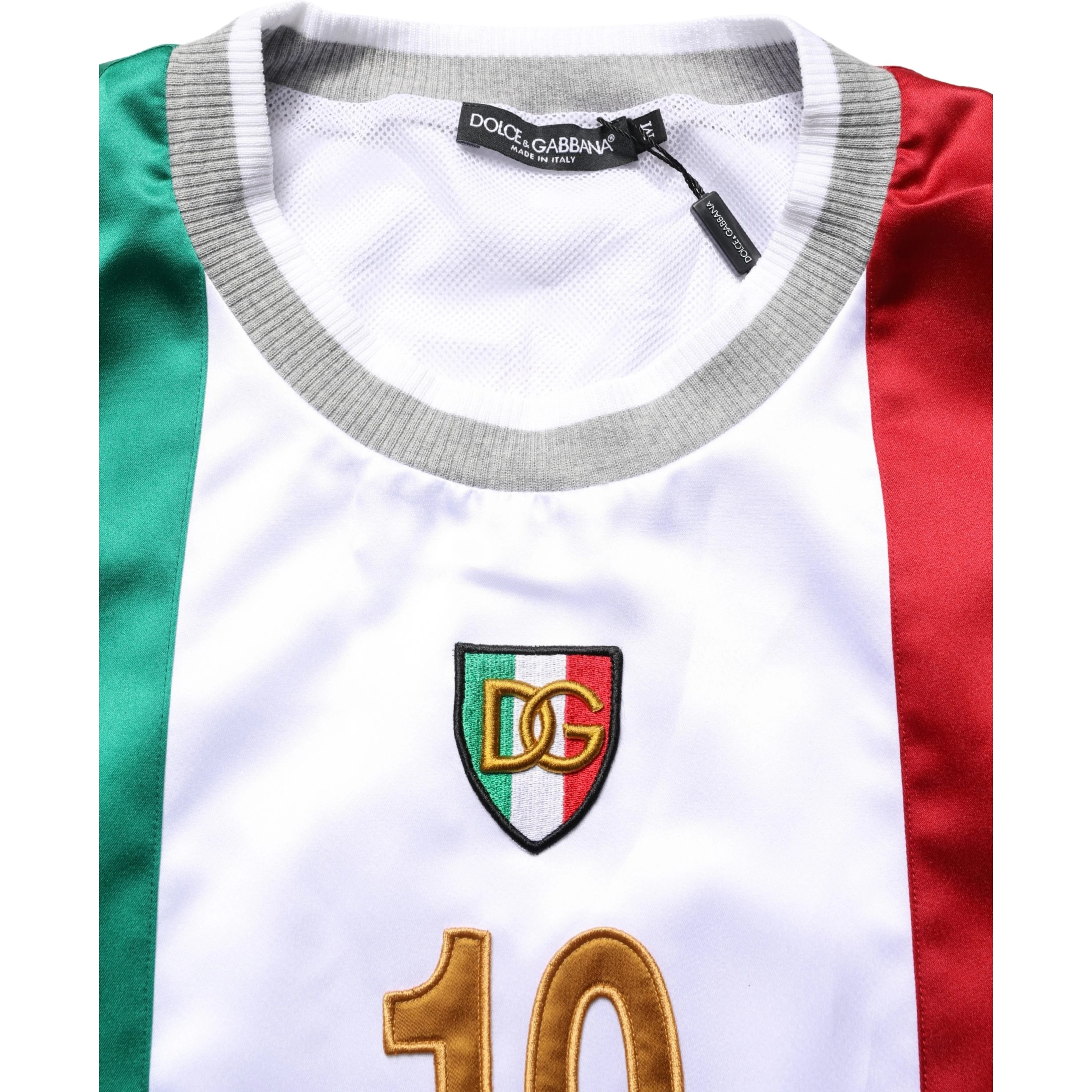 Multicolor Italian DG Logo Crew Neck T-shirt