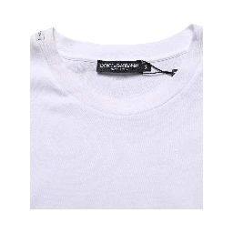 White Oversized Cotton Men Crew Neck T-shirt