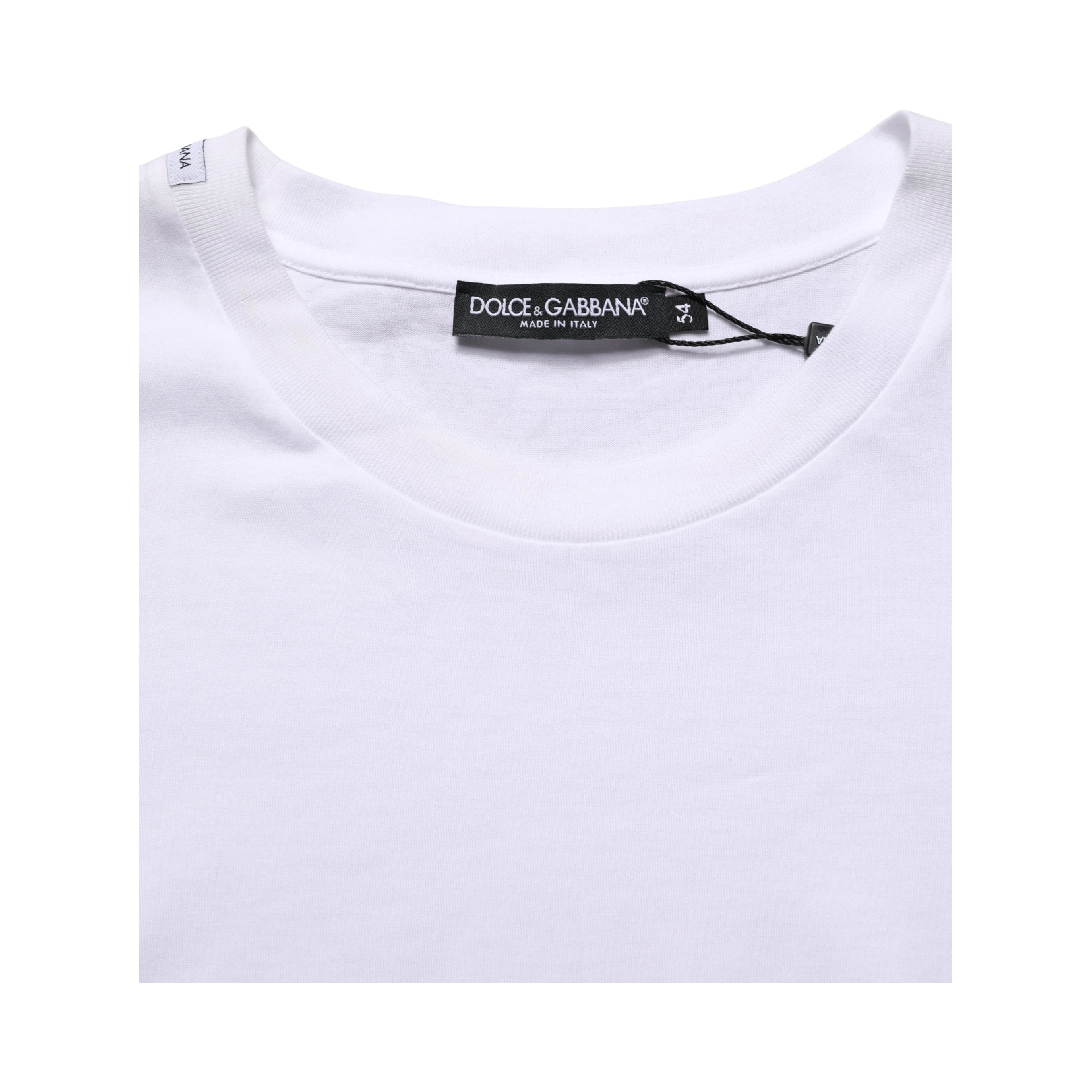 White Oversized Cotton Men Crew Neck T-shirt