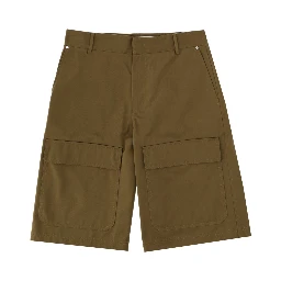 SHORTS IN COTONE CON PATCH LOGO