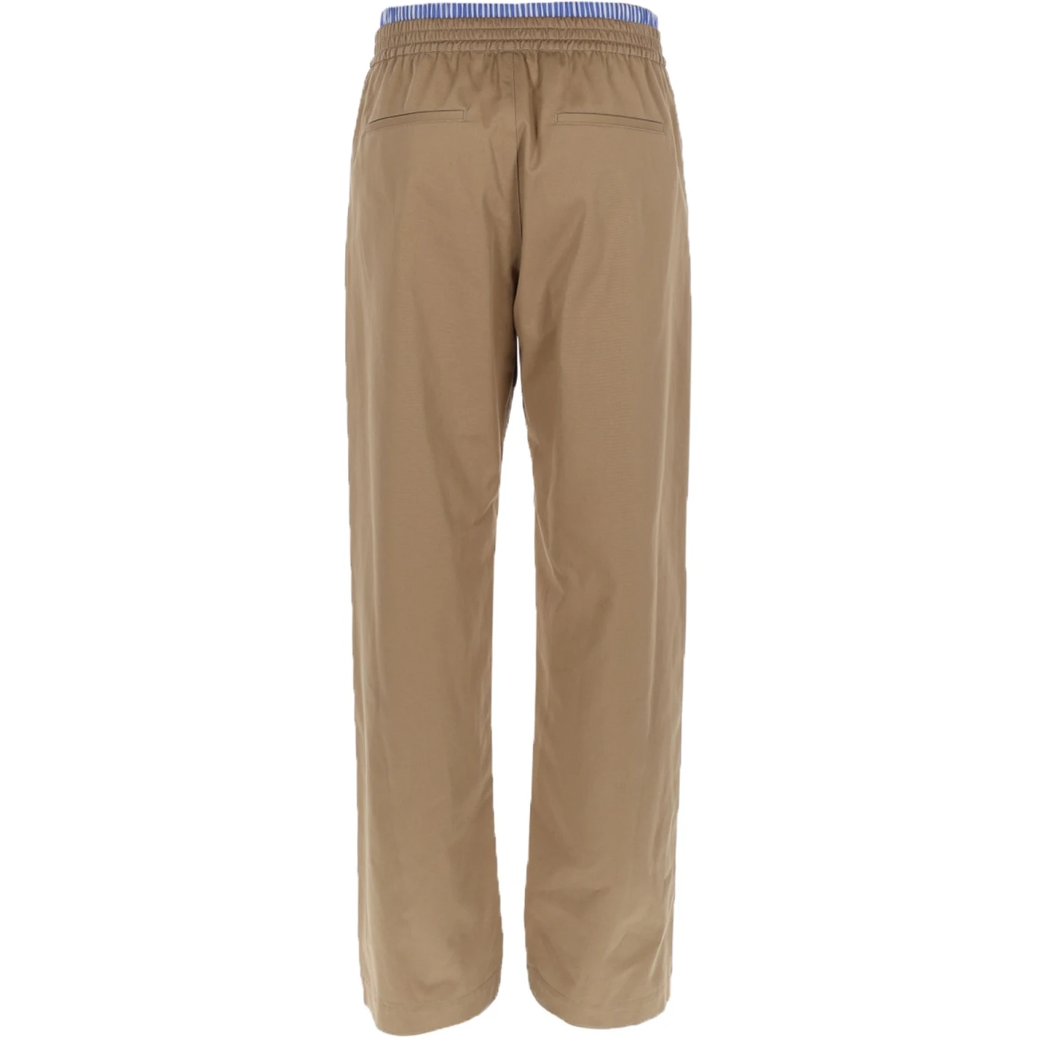 PANTALONE IN COTONE CON DOPPIO ELASTICO
