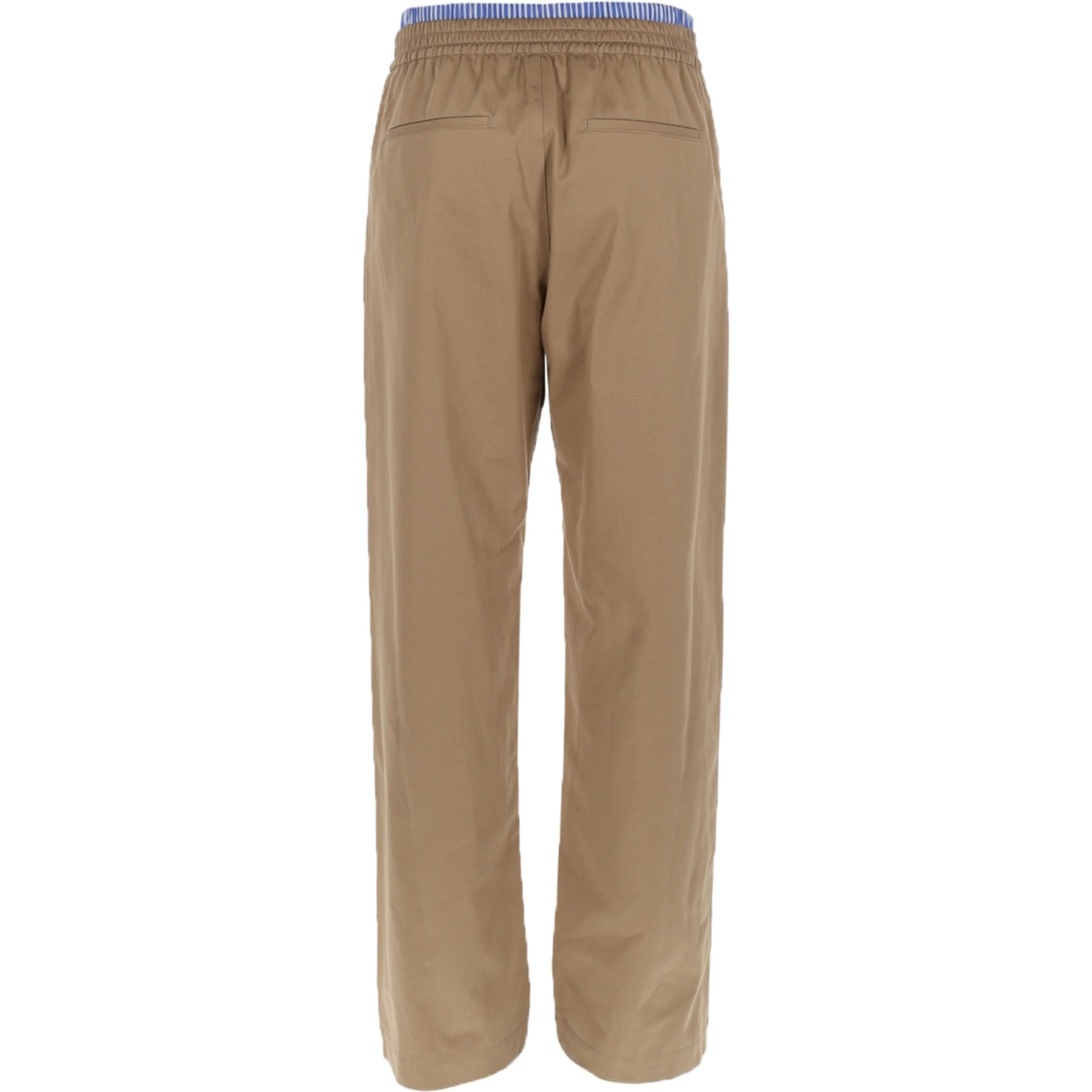 PANTALONE IN COTONE CON DOPPIO ELASTICO