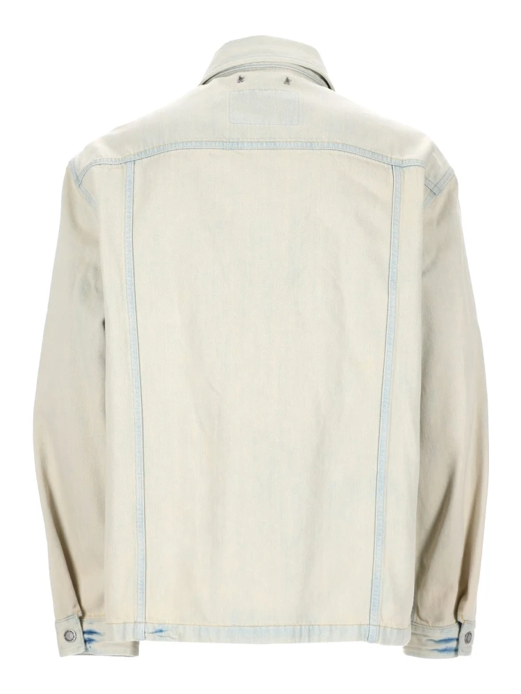 GIACCA IN DENIM CON TASCA RICAMATA alternative