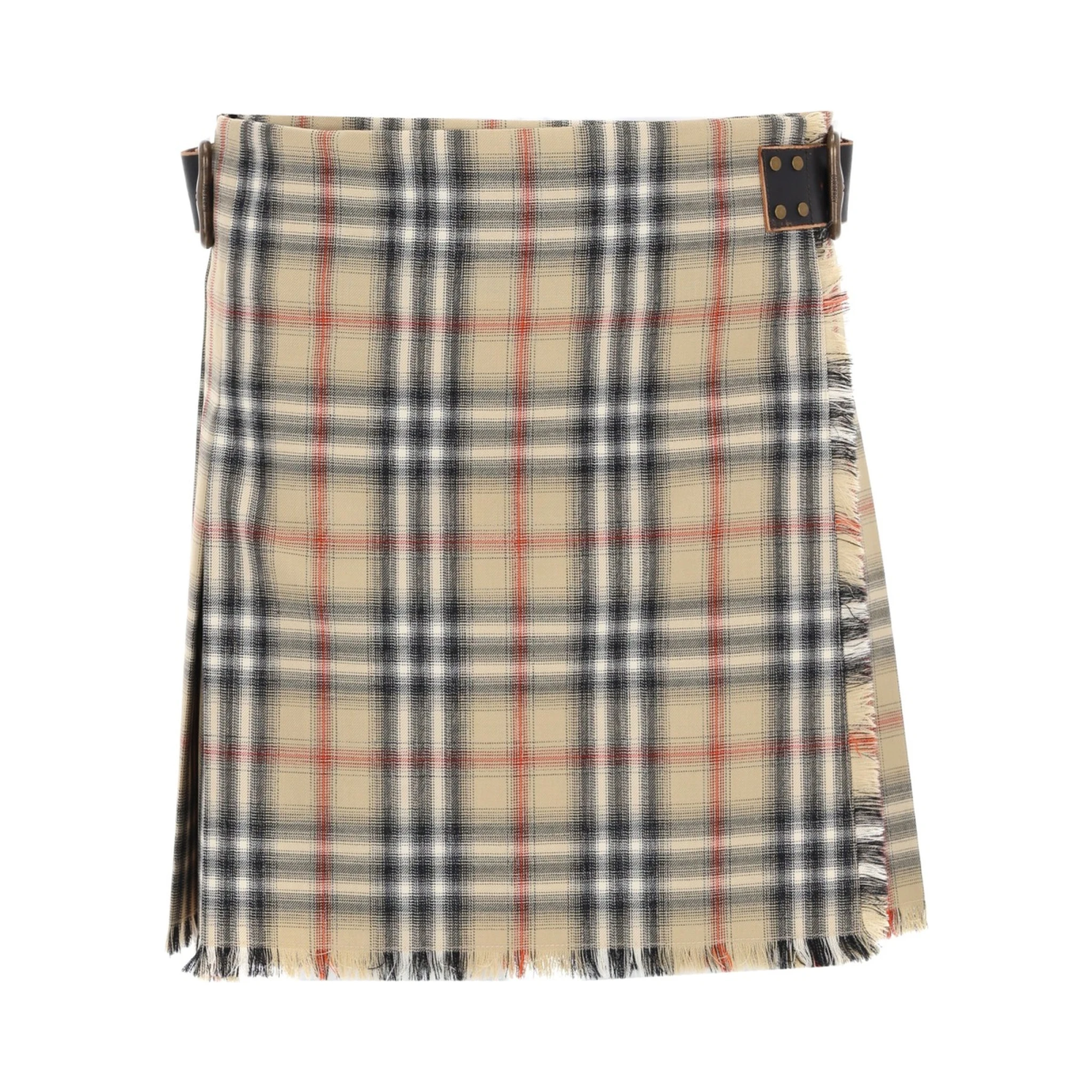 MINIGONNA KILT IN LANA CHECK