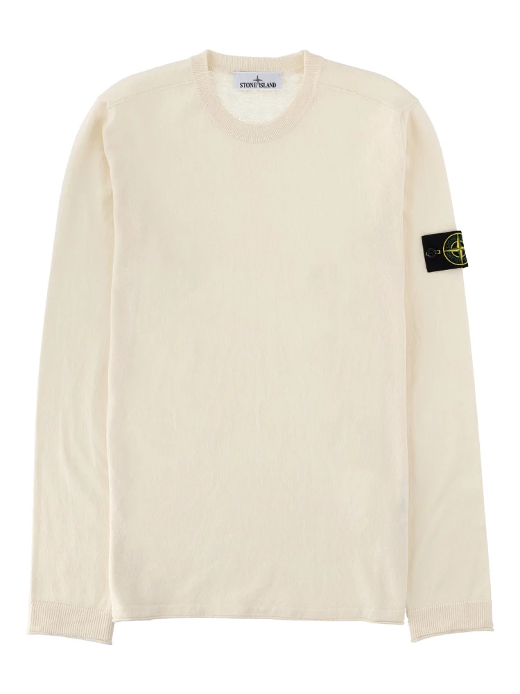 MAGLIA IN COTONE CON PATCH LOGO