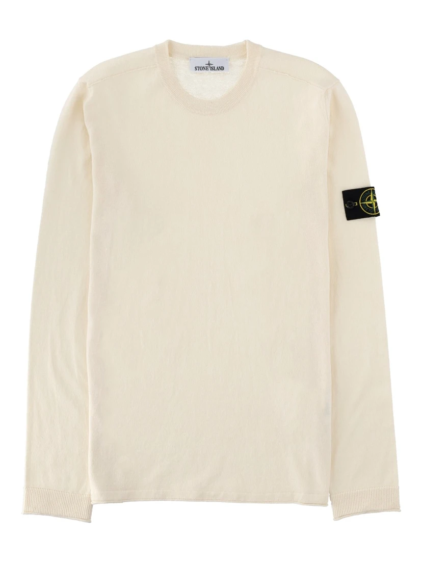 MAGLIA IN COTONE CON PATCH LOGO