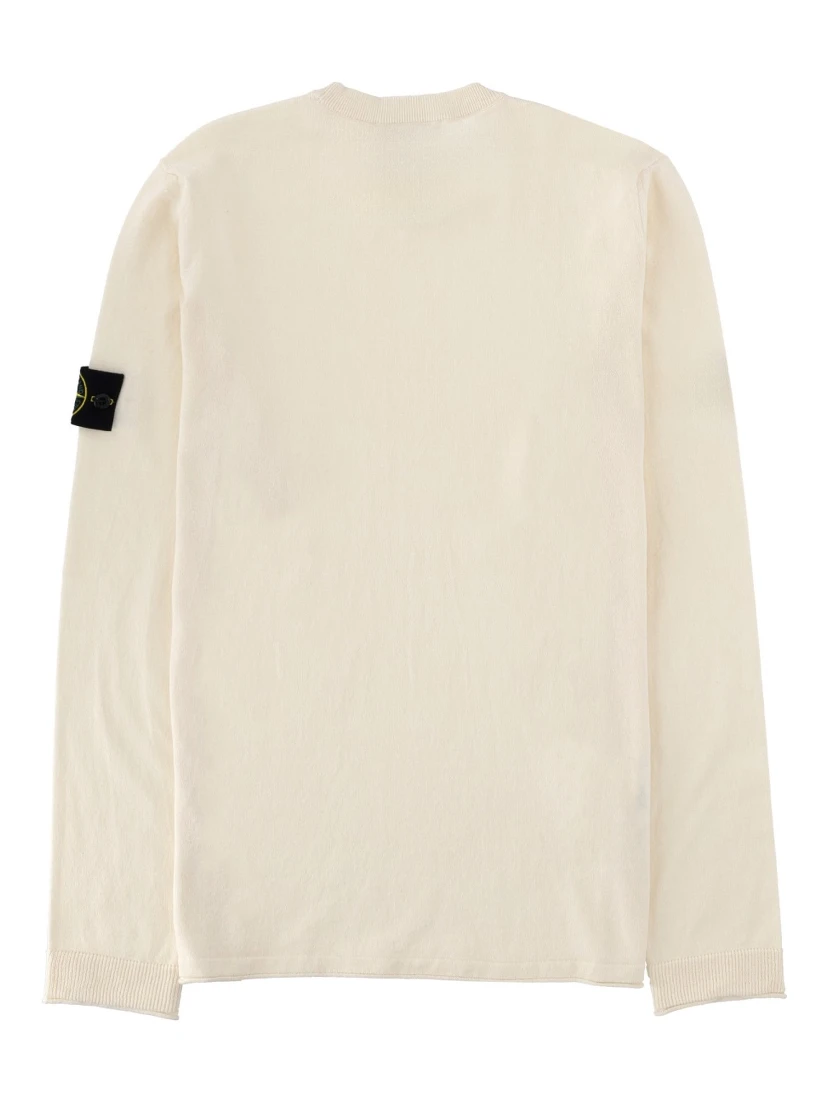 MAGLIA IN COTONE CON PATCH LOGO
