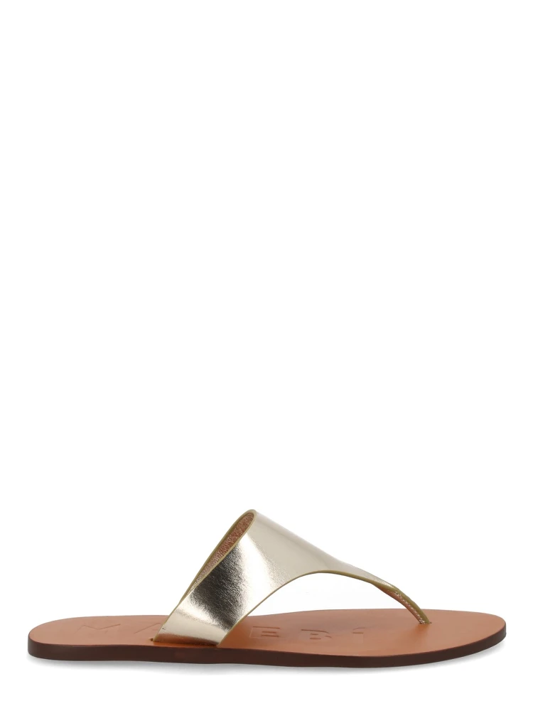 SANDALO INFRADITO IN PELLE