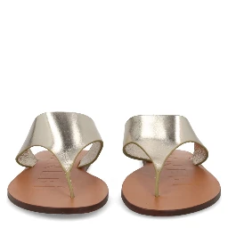 SANDALO INFRADITO IN PELLE