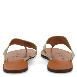 SANDALO INFRADITO IN PELLE