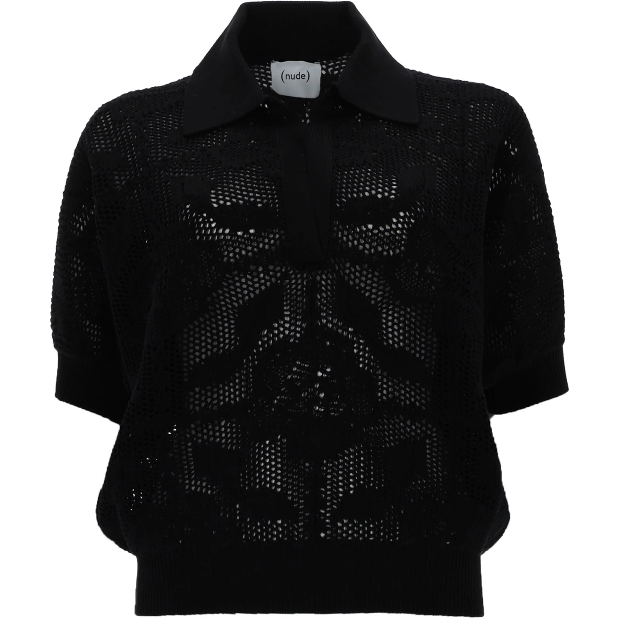 POLO IN MAGLIA TRAFORATA