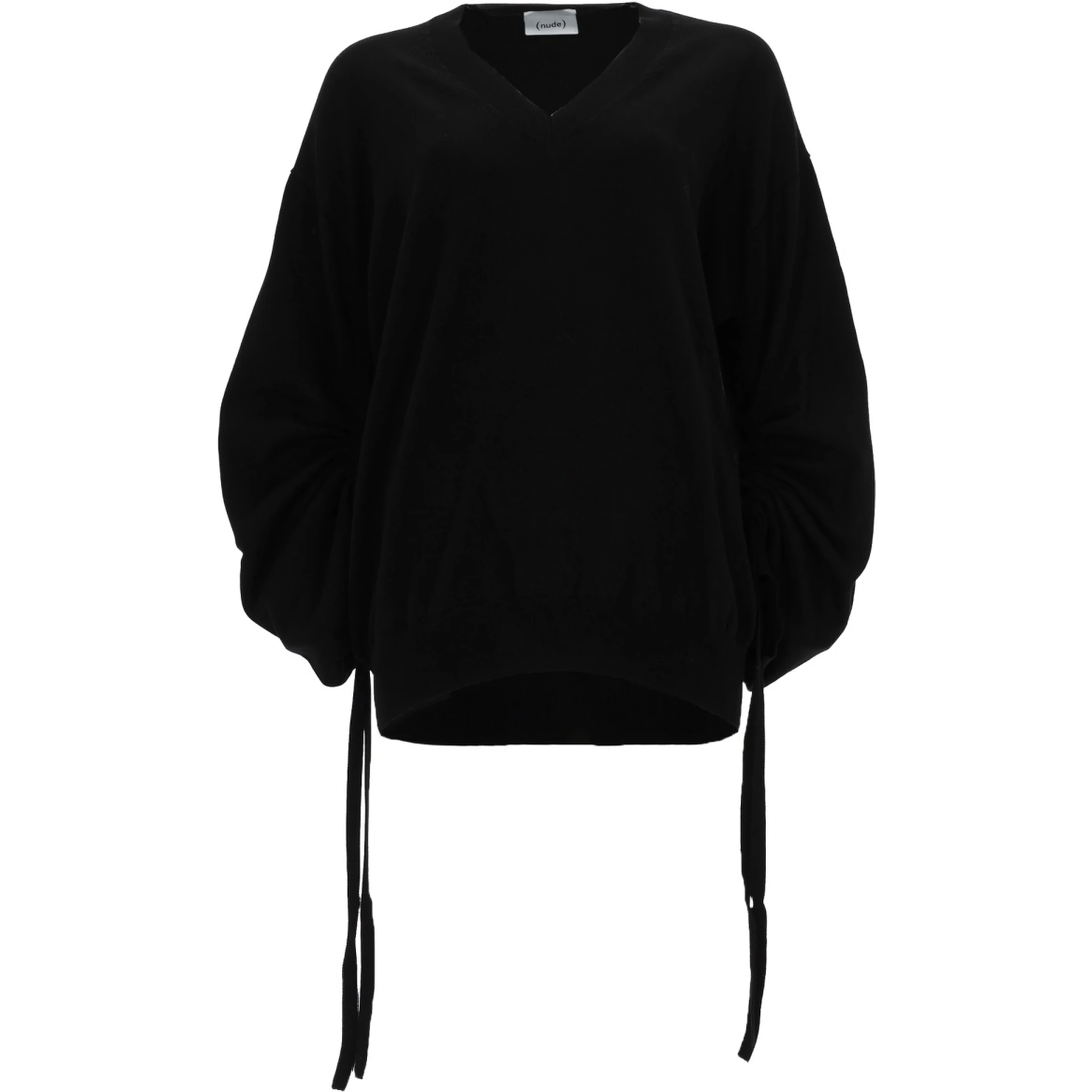 MAGLIA IN COTONE CON SCOLLO A V