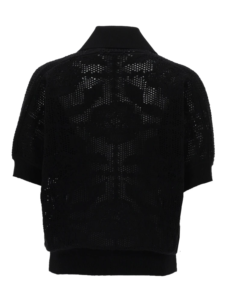 POLO IN MAGLIA TRAFORATA alternative