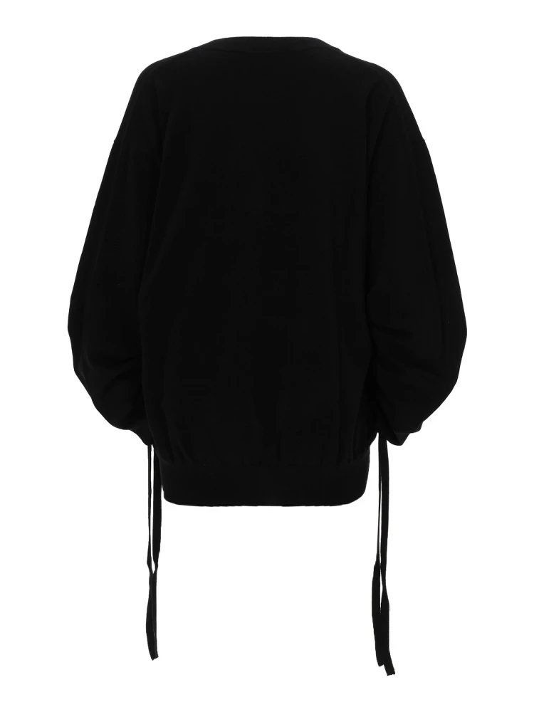 MAGLIA IN COTONE CON SCOLLO A V alternative