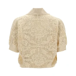 POLO IN MAGLIA TRAFORATA