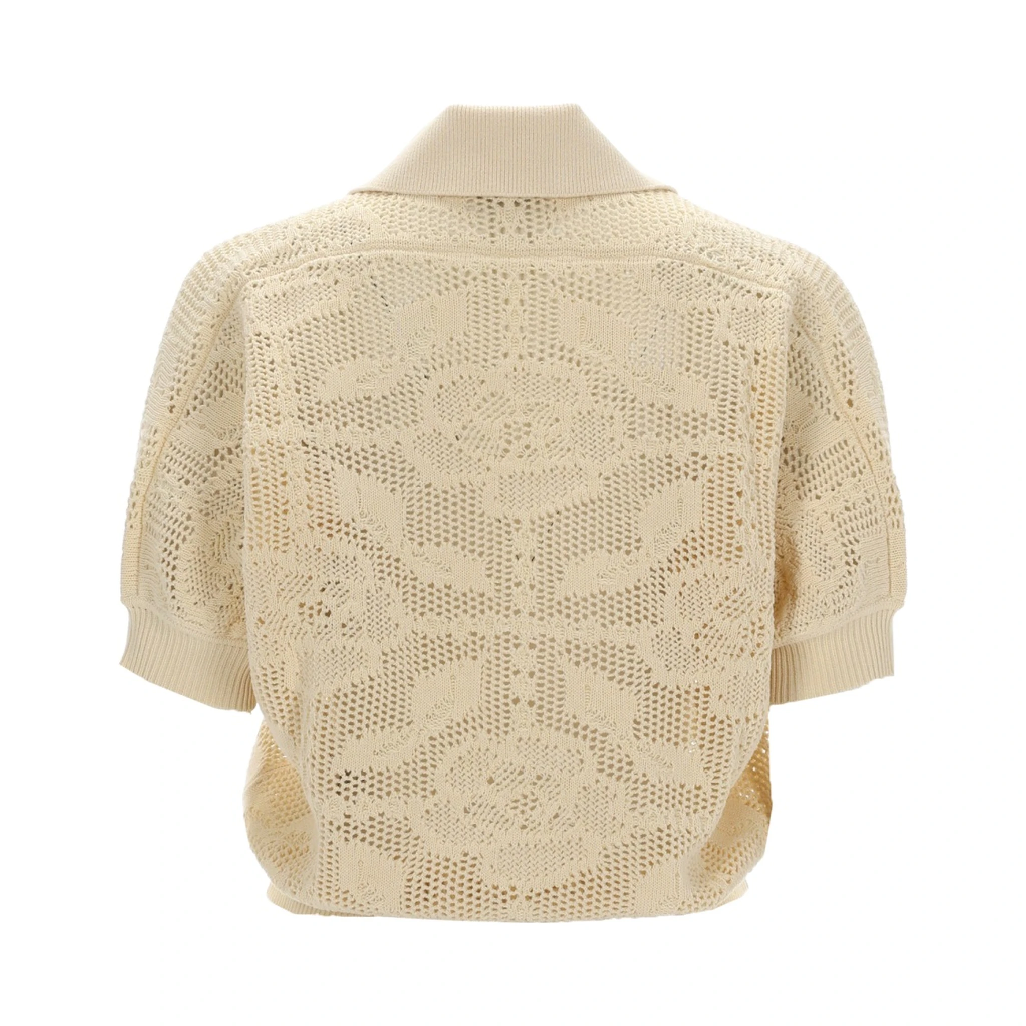 POLO IN MAGLIA TRAFORATA