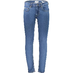 Blue Cotton Men's Jeans