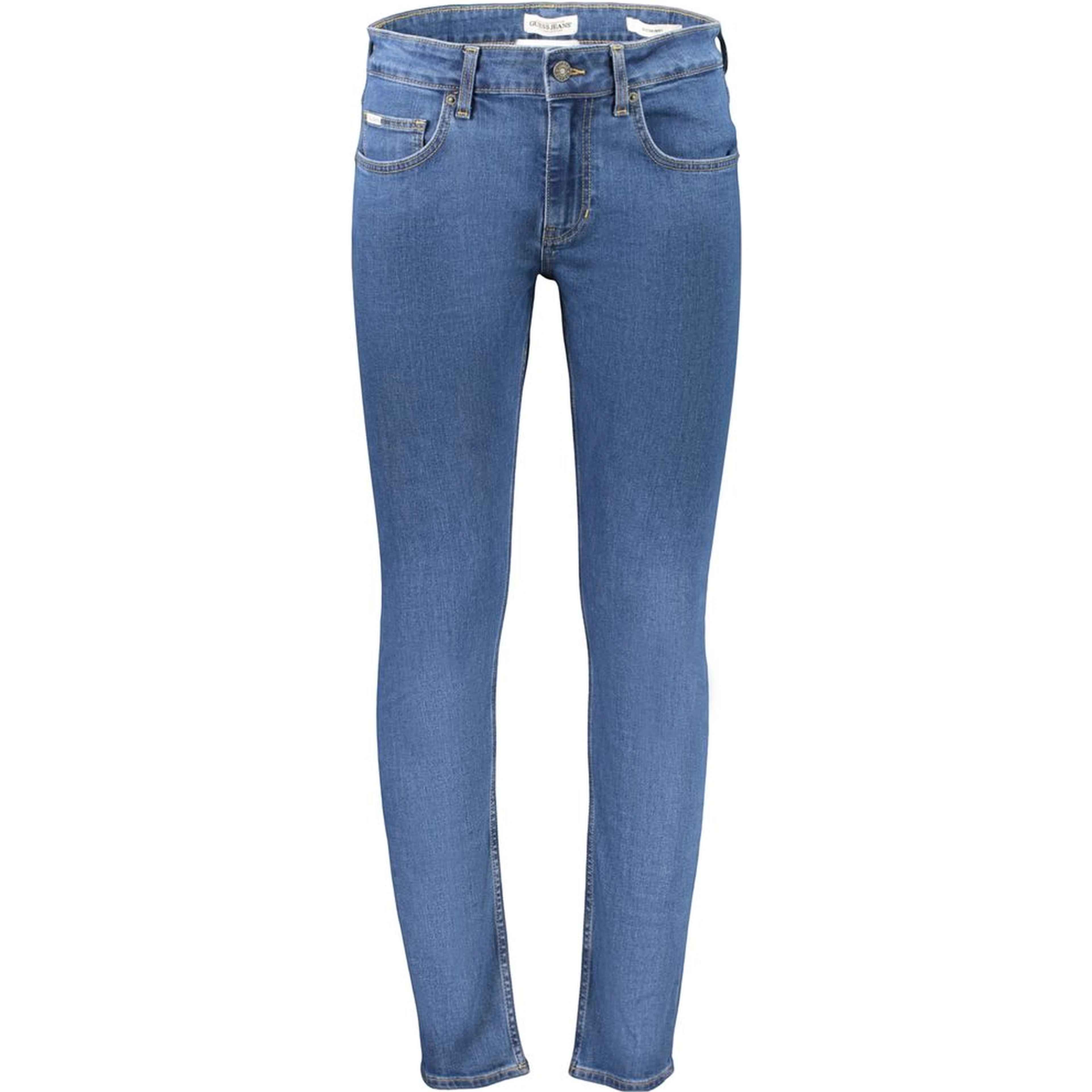 Blue Cotton Men's Jeans