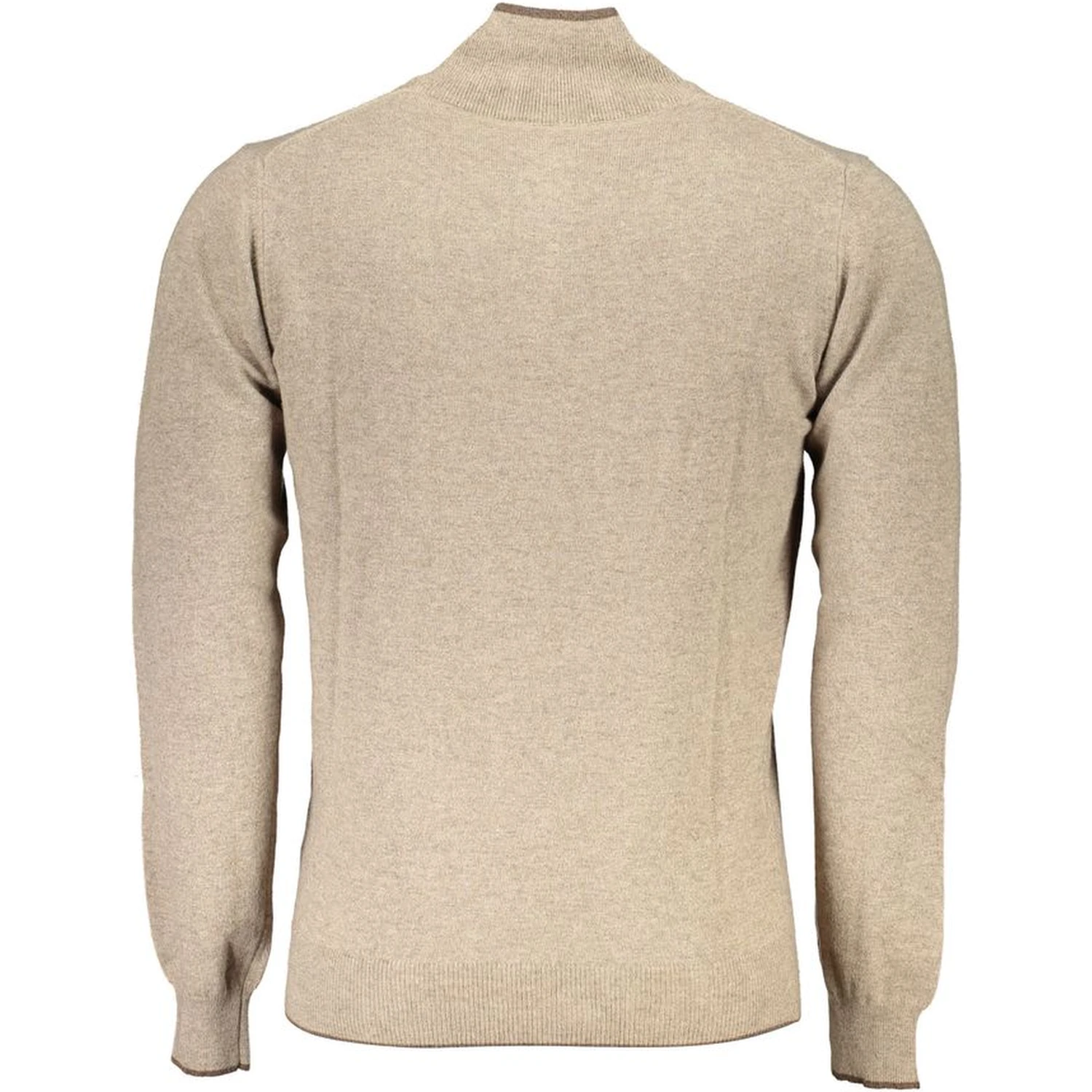 Beige Fabric Men's Sweater