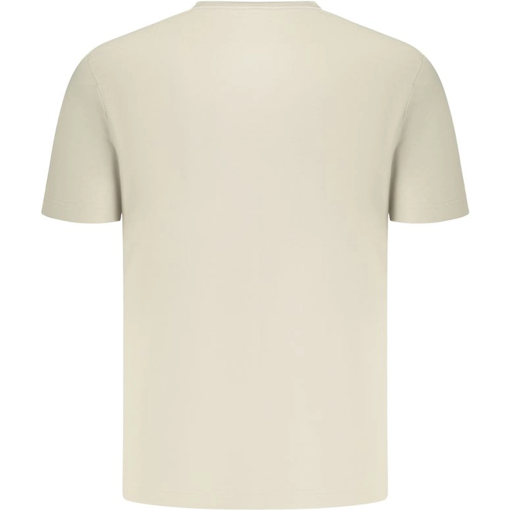 Beige Cotton Men's T-Shirt