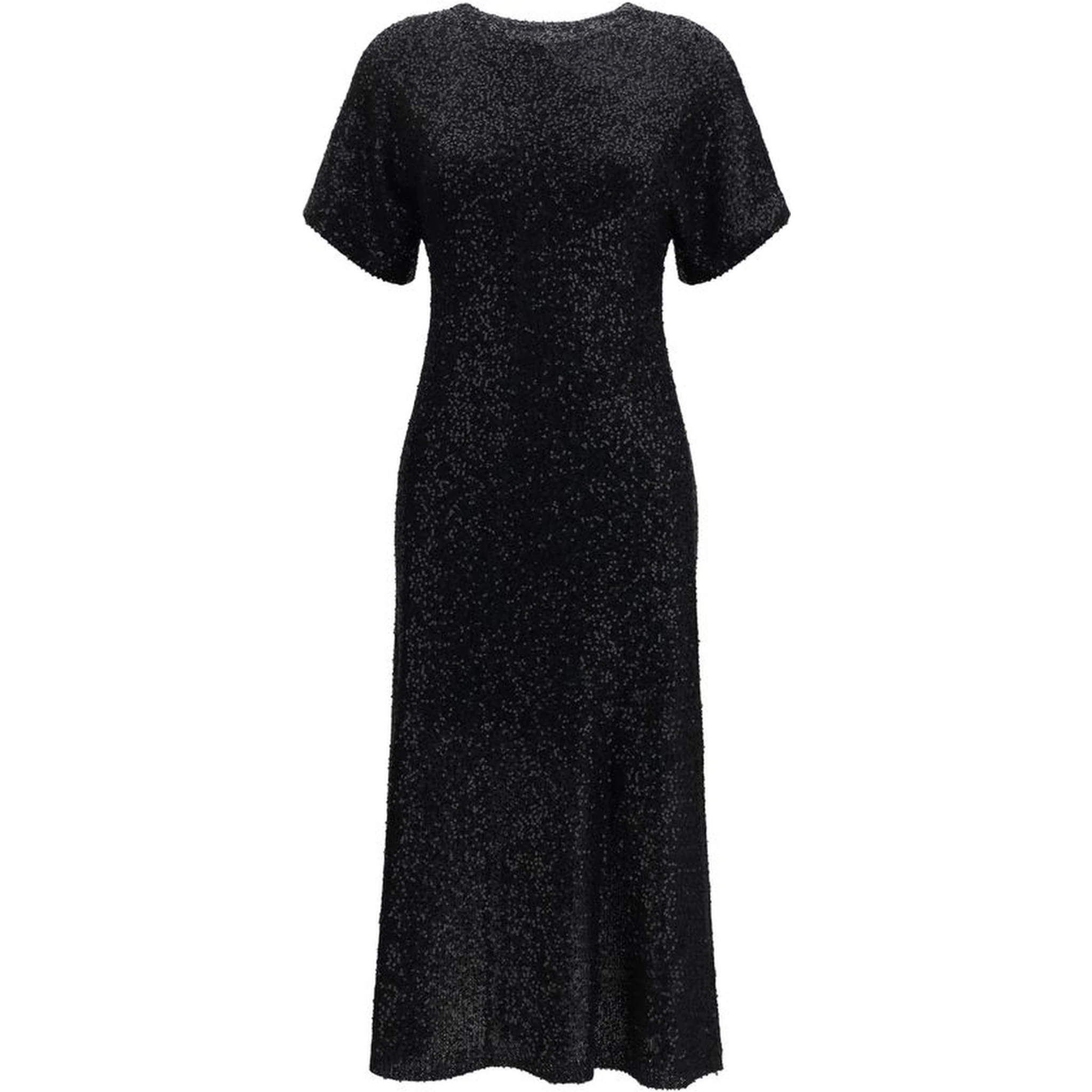 Black Linen Cocktail Dress