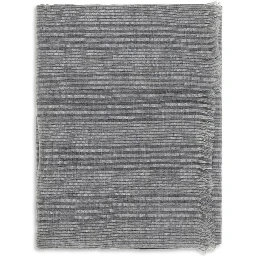 Gray Linen Scarf