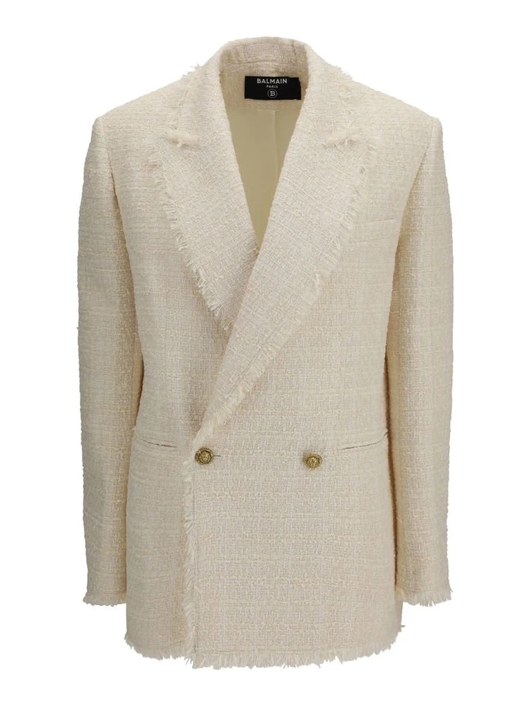 Beige Polyester Jackets And Coat