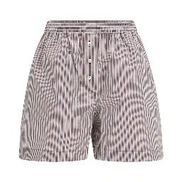Multicolor Cotton Bermuda Shorts
